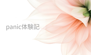panic体験記